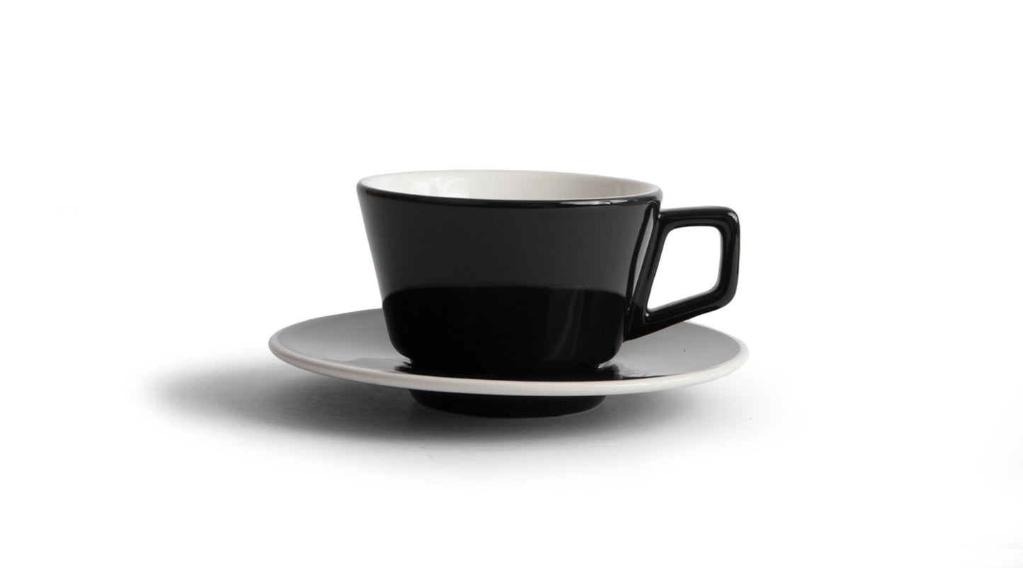 Angle Coffee Cup Set of 6 - Espresso, Cappuccino and Latte sizes available in multiple colours - MAD! Coffee, Created Co