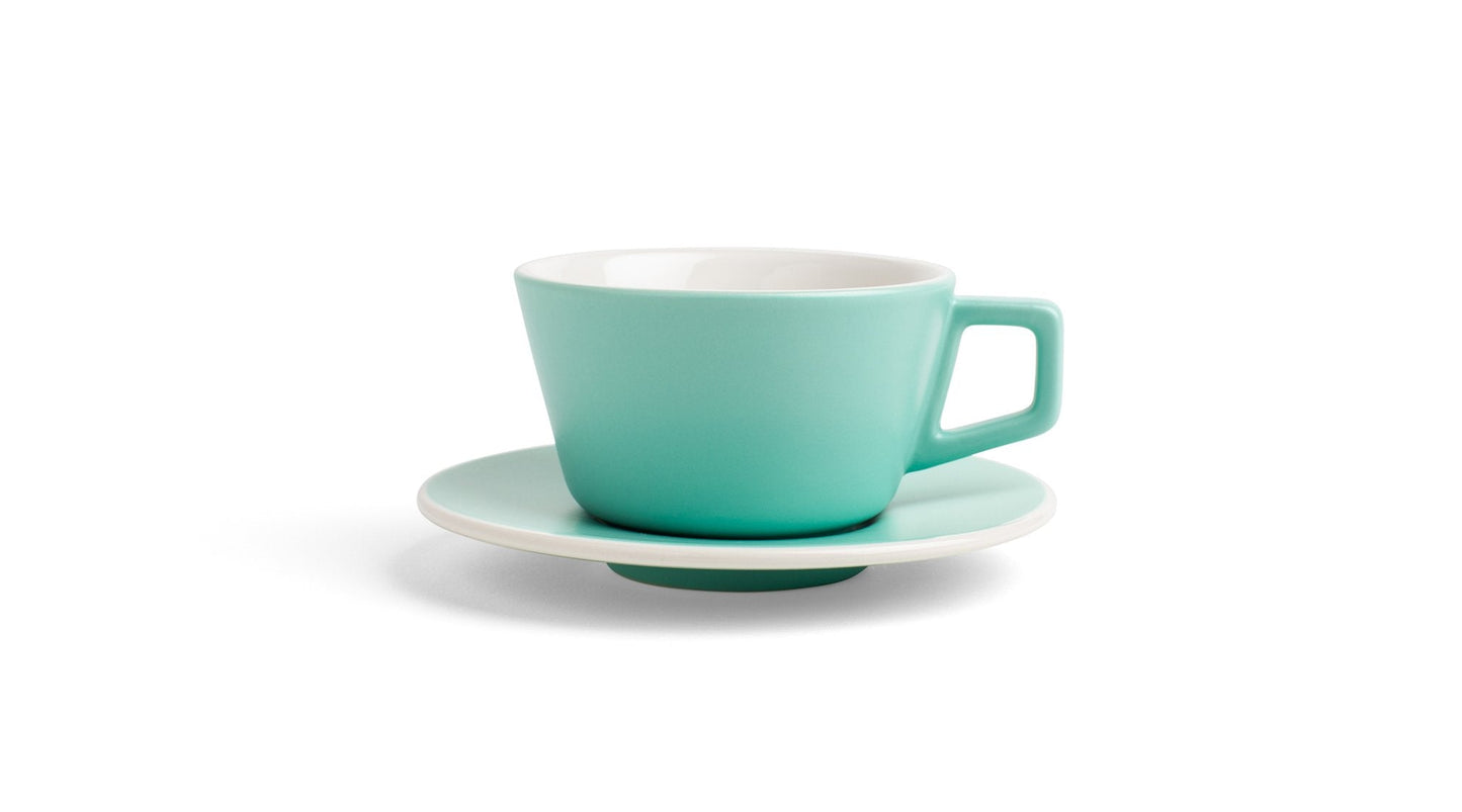 Angle Coffee Cup Set of 6 - Espresso, Cappuccino and Latte sizes available in multiple colours - MAD! Coffee, Created Co