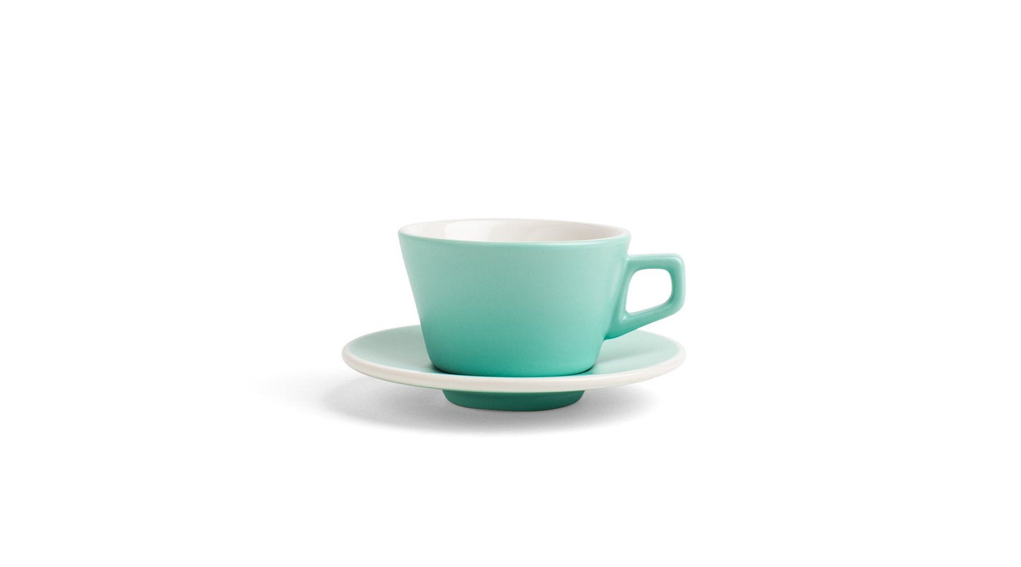 Angle Coffee Cup Set of 6 - Espresso, Cappuccino and Latte sizes available in multiple colours - MAD! Coffee, Created Co