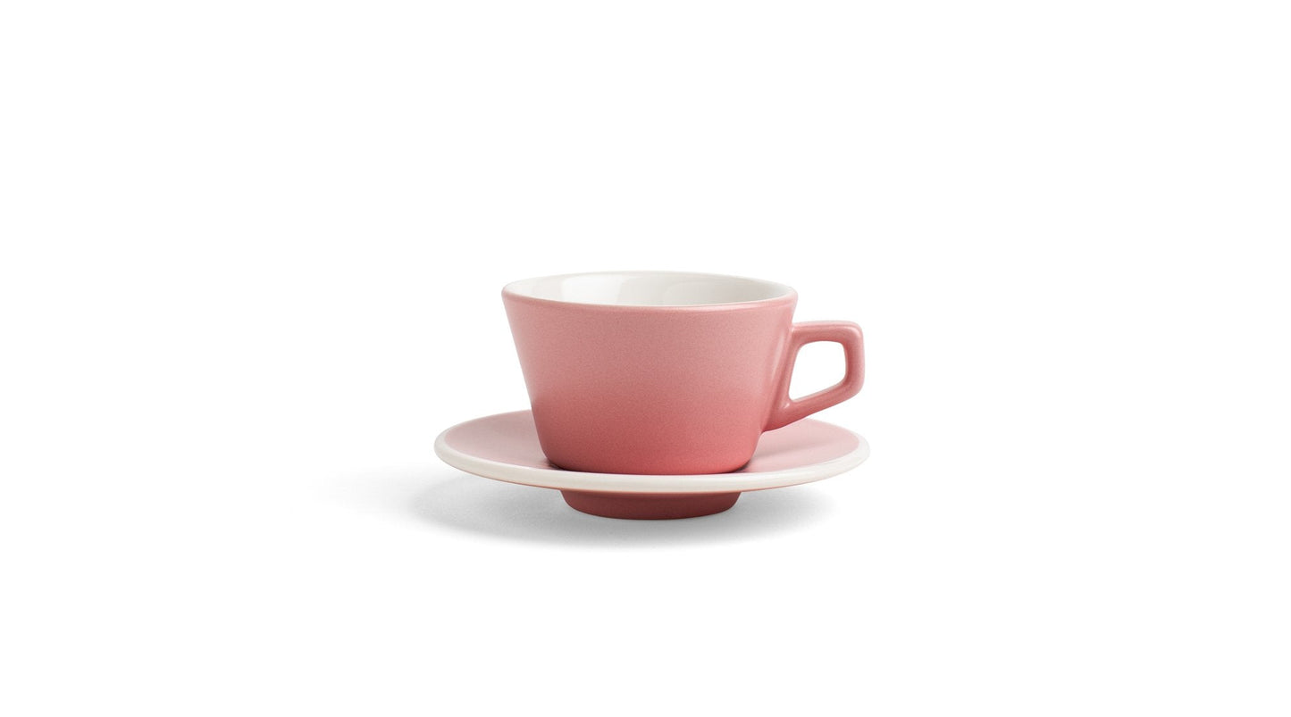 Angle Coffee Cup Set of 6 - Espresso, Cappuccino and Latte sizes available in multiple colours - MAD! Coffee, Created Co