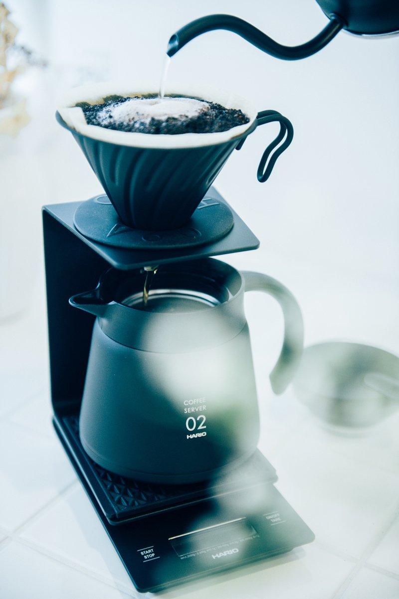 Hario V60 Metal Coffee Dripper Matte Black - Size 02 - MAD! Coffee