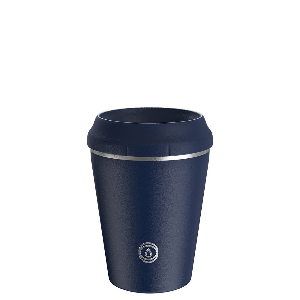 OPAL One and TOPL Flow360° / Stroll Reusable Cup - Navy (8oz) Bundle - MAD! Coffee