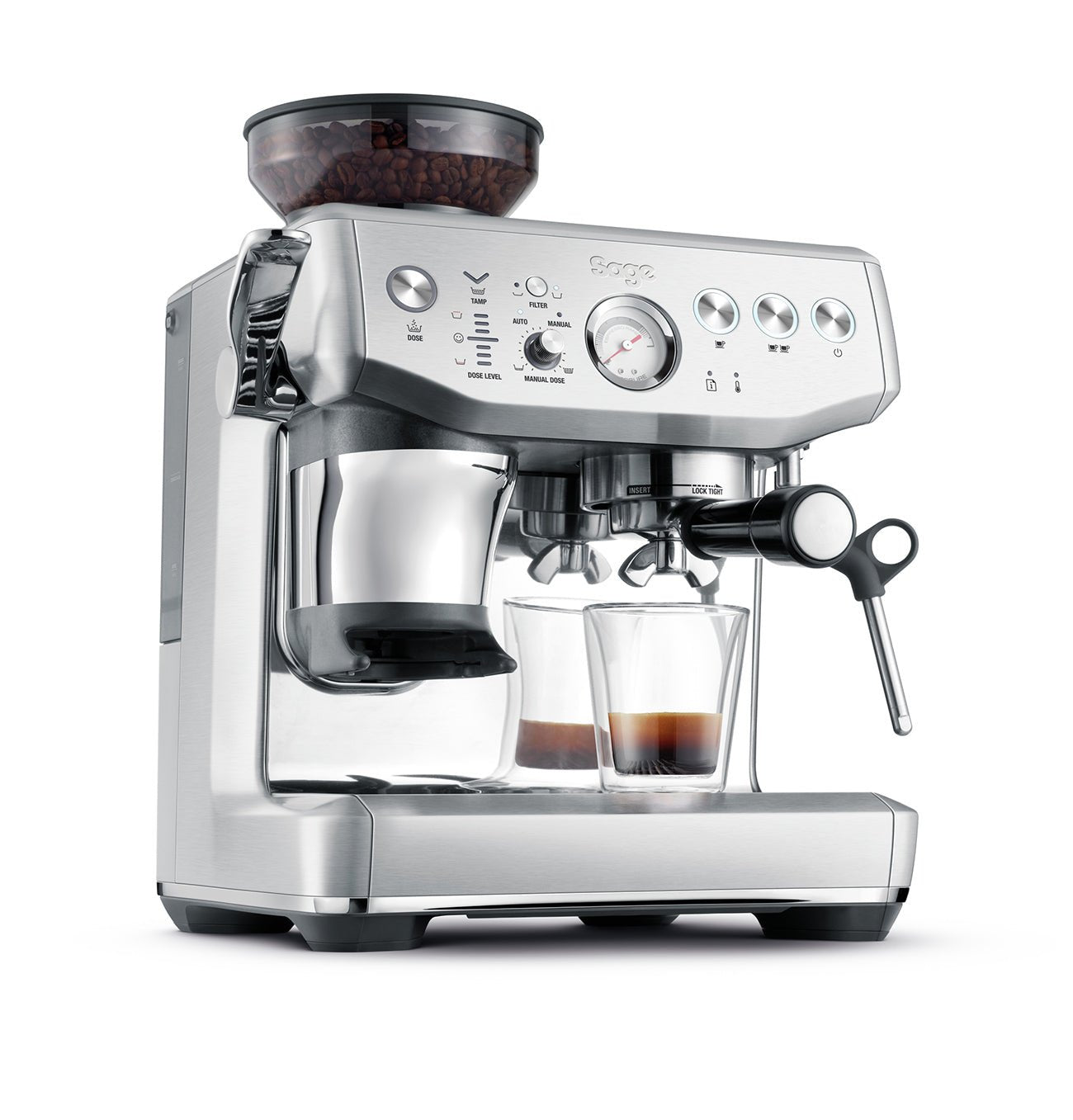 Sage Barista Express Impress Espresso Machine (Stainless Steel) - MAD! Coffee